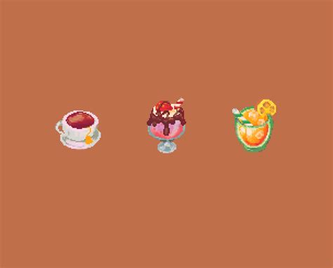 some drinks : r/PixelArt