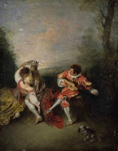 Watteau, La Surprise | Rococo art, Getty museum, Art