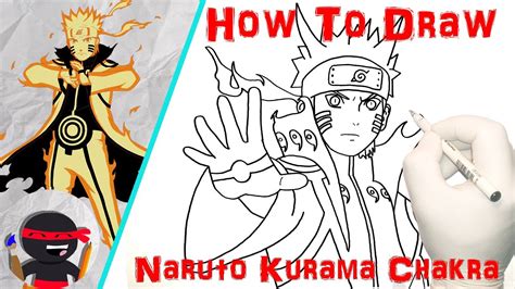 How To Draw Naruto (Kurama Chakra Mode) | Easy, Step By Step Tutorials ...