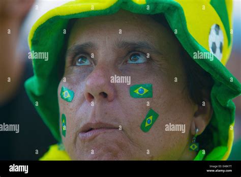 Rio de Janeiro, 04/07/2014-FAN FEST- Brazil x Colombia- A Brazilian ...