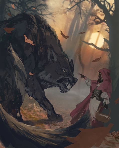 Big Bad Wolf Lvl 2, Diego Gisbert Llorens | Canine art, Fantasy ...