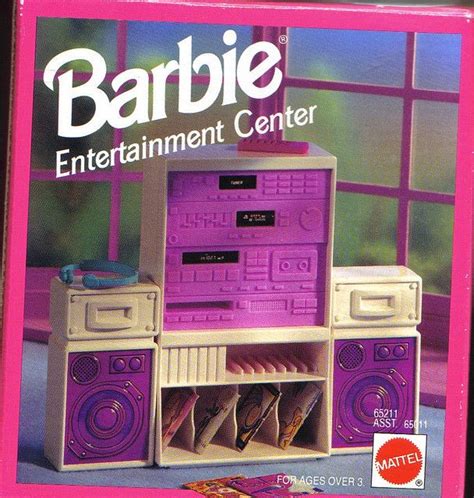an advertisement for the barbie entertainment center