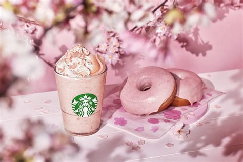 Welcome cherry blossom season with new drinks at Starbucks Japan ...