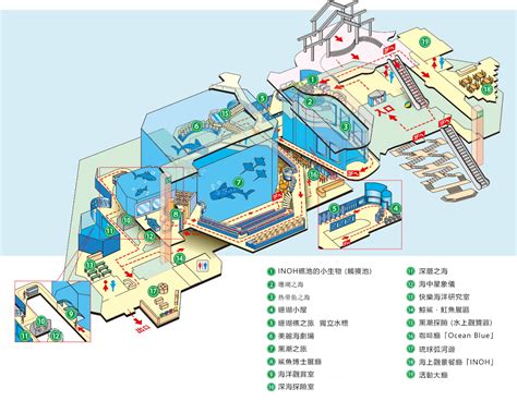 水族館地圖 | 沖繩美麗海水族館 - 沖繩美麗海 世代相傳