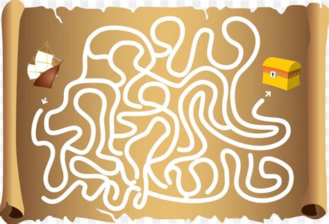 Treasure Map Maze Stock Photography, PNG, 3000x2052px, Treasure Map, Brand, Buried Treasure ...