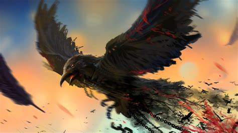 1920x1080 Raven Artwork Laptop Full HD 1080P ,HD 4k Wallpapers,Images ...