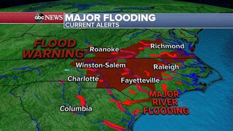 North Carolina Flooding Map - Get Latest Map Update