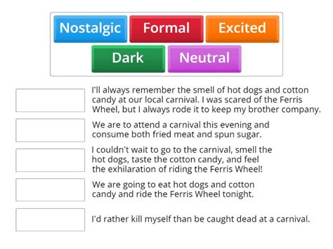 Examples of Tone - Match up