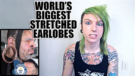 WORLDS BIGGEST STRETCHED EARS - YouTube