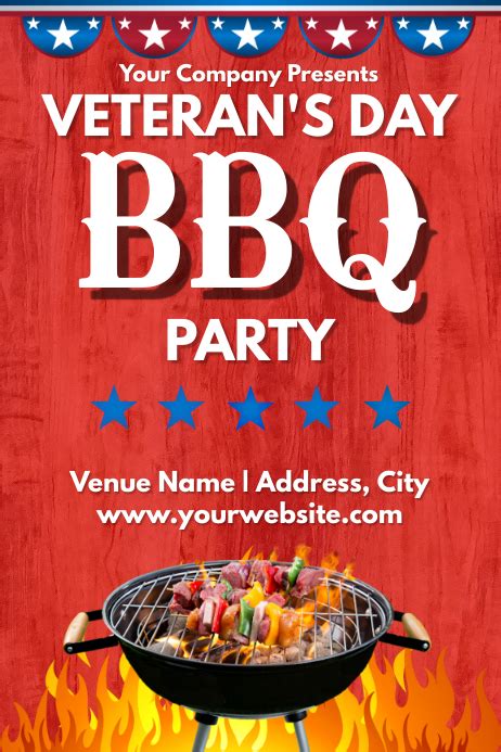 Template veteran's day bbq | PosterMyWall