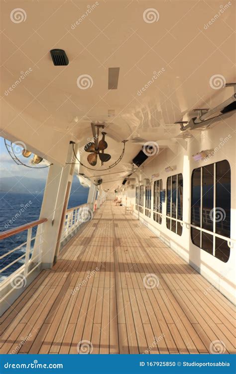 Cruise ship deck stock photo. Image of leisure, relax - 167925850