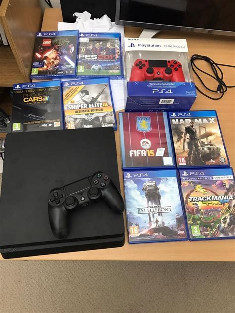 Massive PS4 Bundle - Slim 500GB, 8 games, 2 Controllers | in Crawley ...