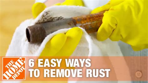 6 Easy Ways to Remove Rust from Tools & Hardware | The Home Depot - YouTube