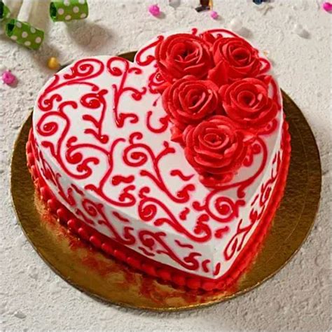 Valentine Heart Shape Cake