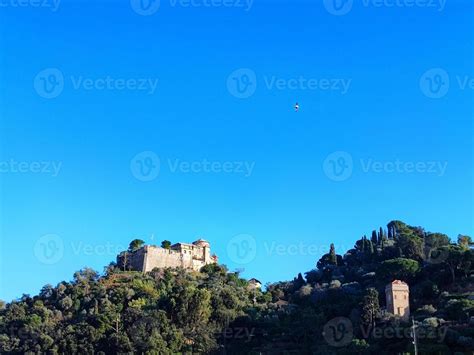 portofino brown castle panorama landscape 20188119 Stock Photo at Vecteezy