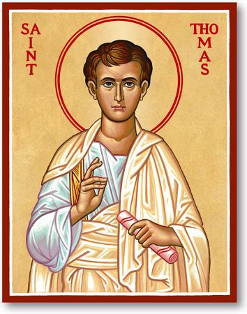 Men Saint Icons: St. Thomas the Apostle Icon | Monastery Icons