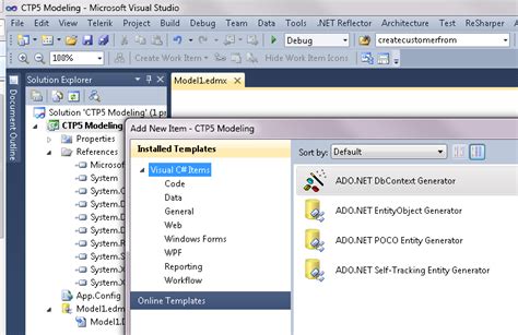 Looking at EF4 CTP5 in Parts: Part 1 – A New T4 Template | The Data Farm