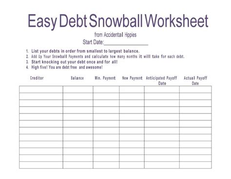 38 Debt Snowball Spreadsheets, Forms & Calculators