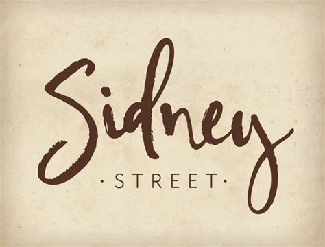 Our Menu - Sidney Street Cafe