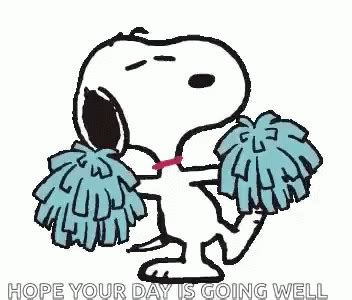 Snoopy Cheerleader GIF - Snoopy Cheerleader Cheer - Discover & Share GIFs