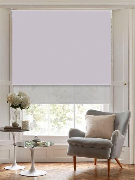 Blackout Chic Grey and Sheer Metal Double Roller Blind