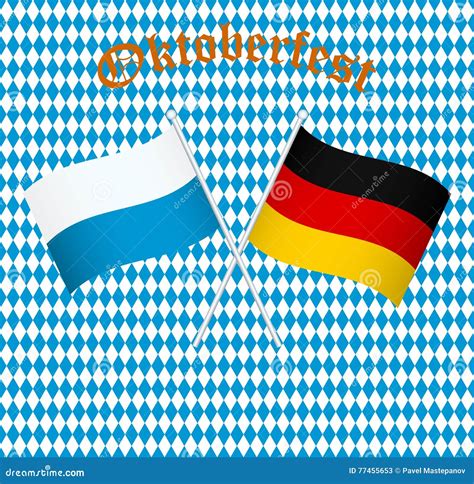 The Flags of Germany and Bayern Munich Stock Vector - Illustration of celebration, oktoberfest ...