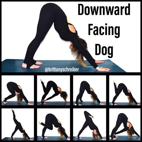 Downward Facing Dog Poses - 10 New Ways To Do Downward Dog | By Brittany Schreiber