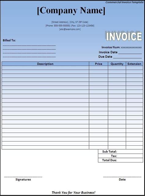 invoice template word doc download — excelxo.com