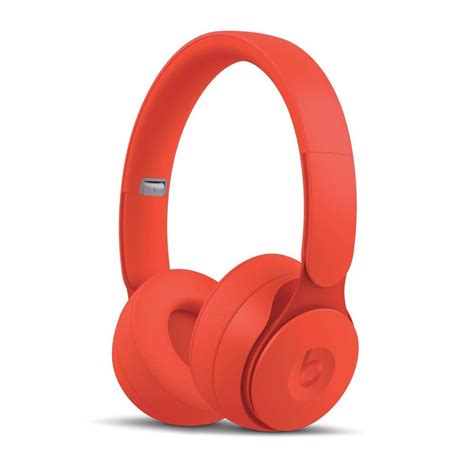 Beats Solo Pro On-Ear Wireless Headphones - More Matte Collection - Red ...