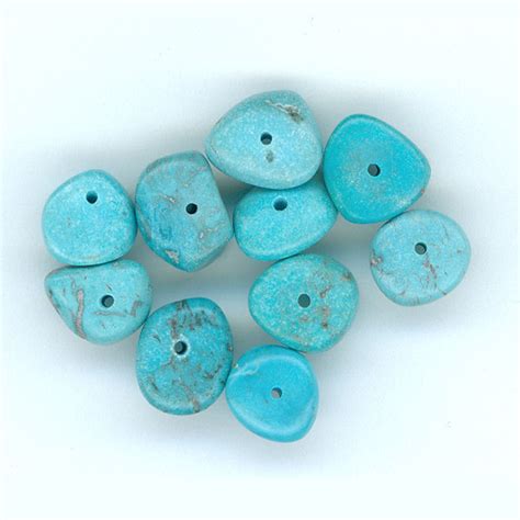 Turquoise Nuggets - Unstrung, 8-10mm | Crazy Crow Trading Post