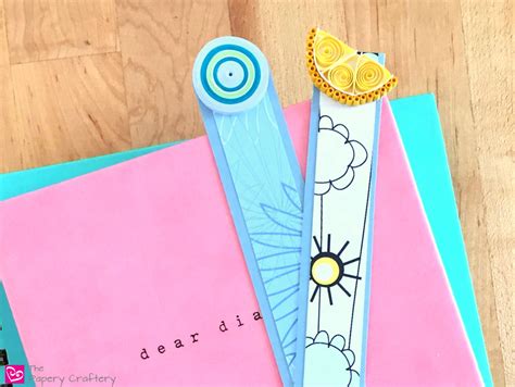 Quilling Paper Bookmarks - The Papery Craftery