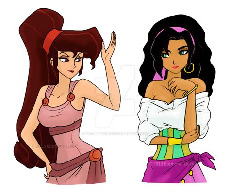 Megara and Esmeralda by The-PirateQueen on DeviantArt