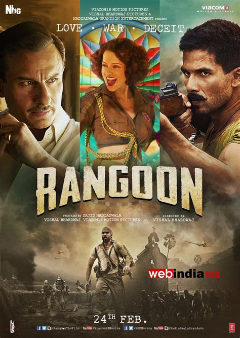 Rangoon (Hindi) Bollywood Movie Trailer | Review | Stills