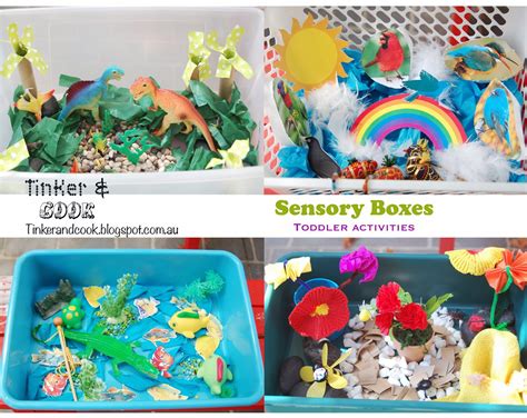 Tinker and Cook: Sensory Boxes for Toddlers