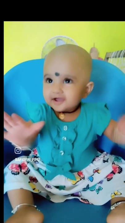 Pihu's 1st haircut ceremony😍😍😍 - YouTube