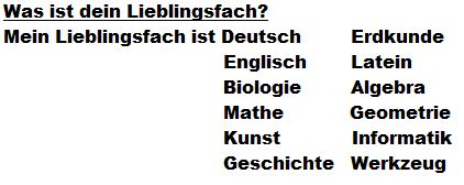 Mein Lieblingsfach ist Mathe Flashcards | Quizlet