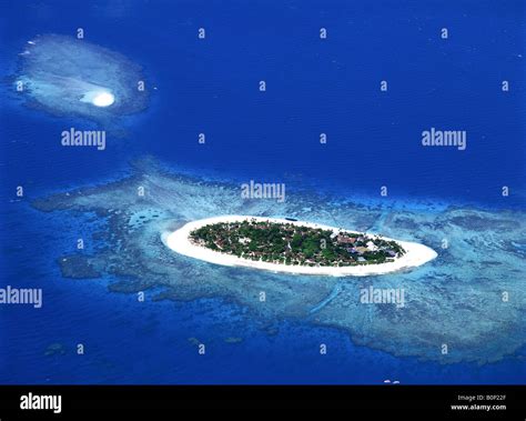 Aerial of Treasure Island Resort Fiji Stock Photo - Alamy