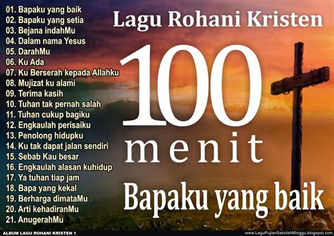 Lirik Lagu Pujian Rohani Kristen Sekolah Minggu Gereja Tuhan Yesus: Album Lagu Rohani Kristen ...