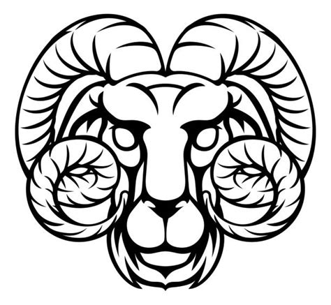 Royalty Free Aries Ram Tattoo Designs Clip Art, Vector Images & Illustrations - iStock