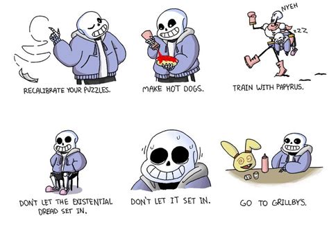 A day in the life of Sans : r/Undertale