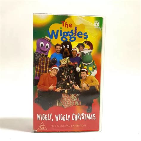 THE WIGGLES WIGGLY, Wiggly Christmas VHS 1997 Retro Vintage RARE - AUS ...