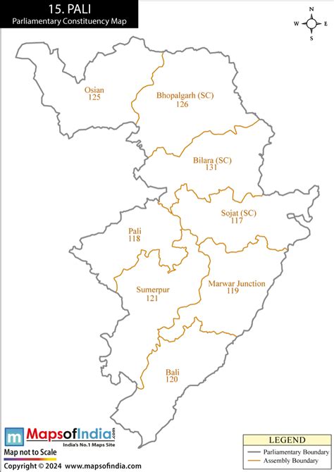 Pali Election Result 2024 - Parliamentary Constituency Map and Winning MP