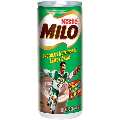 Amazon.com : MILO Chocolate Nutritional Energy Drink 24, 8 fl. oz. Cans ...