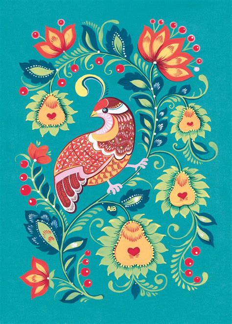 Colorful Gouache Holiday Collection by Anna Bucciarelli