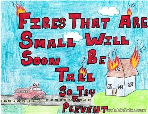 List of Fire Prevention/Safety Posters and Drawings - Philippine ...