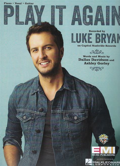 Luke Bryan Play It Again Sheet Music - Walmart.com - Walmart.com