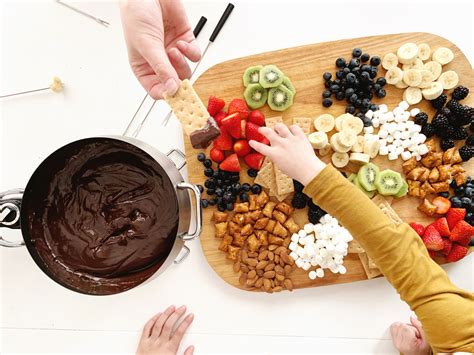 Chocolate Fondue - Home and Kind