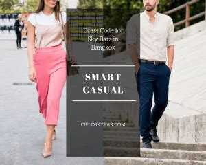 What to wear to Cielo Sky Bar & Restaurant (Bangkok)? Women & Men Dress code