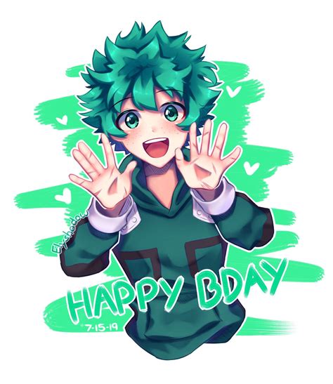 HAPPY BIRTHDAY, DEKU! Fanart | My Hero Academia Amino