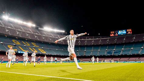 Cristiano Ronaldo scores two goals as Juventus crush Barcelona in UEFA Champions League